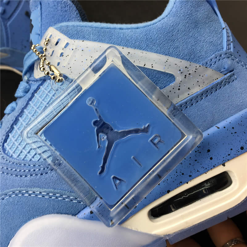 Air Jordan 4 Retro Unc 2019 Pe Sky Blue For Sale Aj4 1032070 (9) - newkick.vip