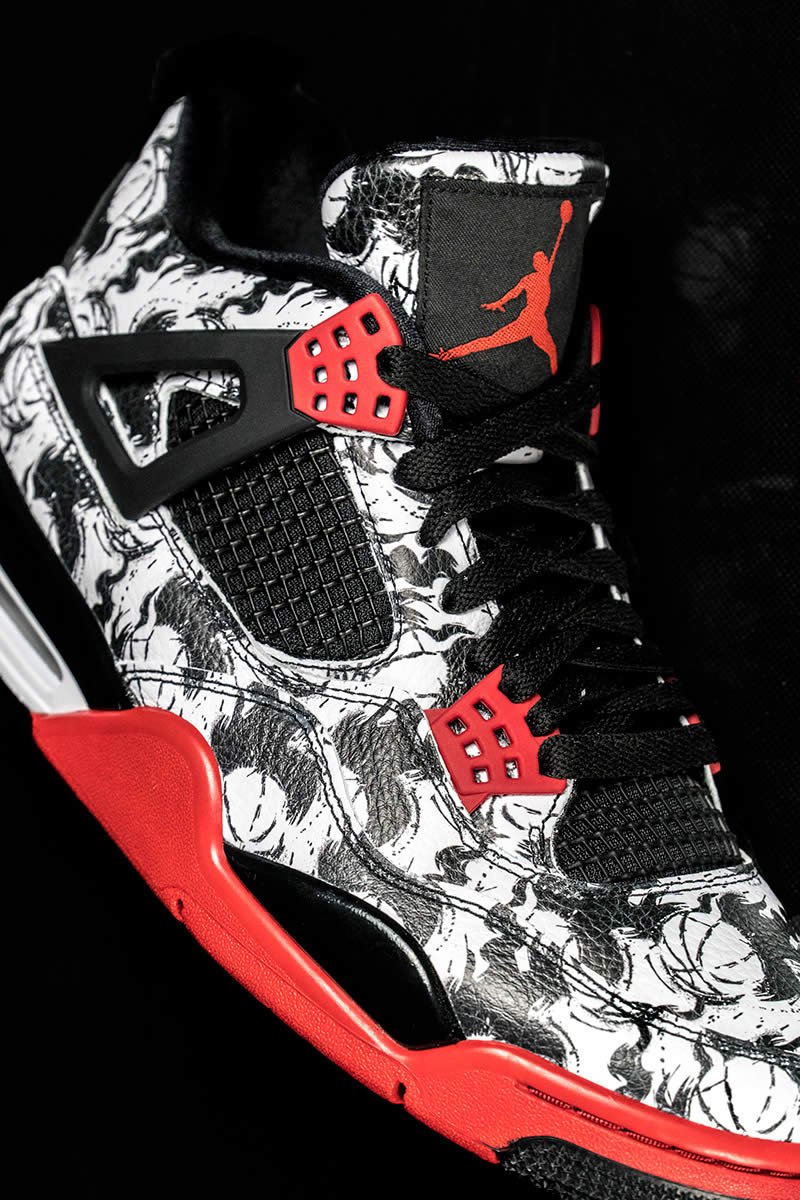 Air Jordan 4 Tattoo Singles Day Release Date BQ0897-006 Pics