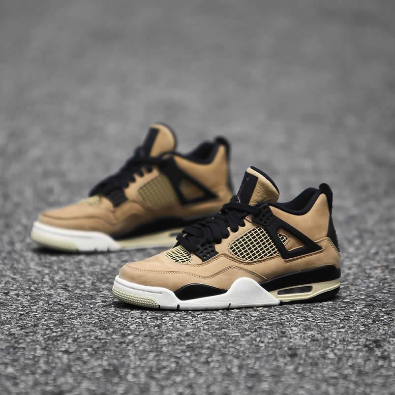 Air Jordan 4 Wmns Mushroom Womens Mens Aj4 Shoes Release Date Aq9129 200 (7) - newkick.vip