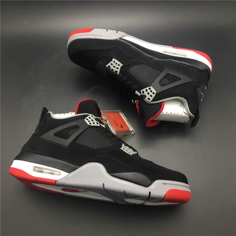 Air Jordan Retro 4 'Bred' 2019 Release Date 308497-060 Pics