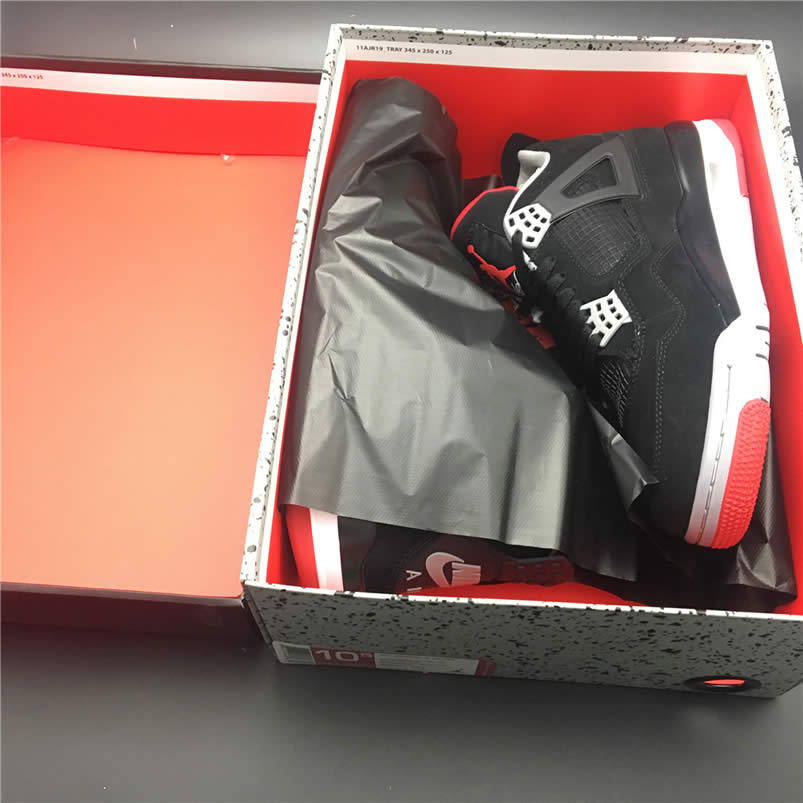 Air Jordan Retro 4 'Bred' 2019 Release Date 308497-060 Pics