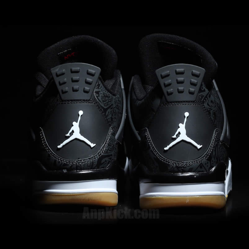 Air Jordan Retro 4 SE Laser 30th Anniversary 'Black Gum' Aj4 Shoes CI1184-001