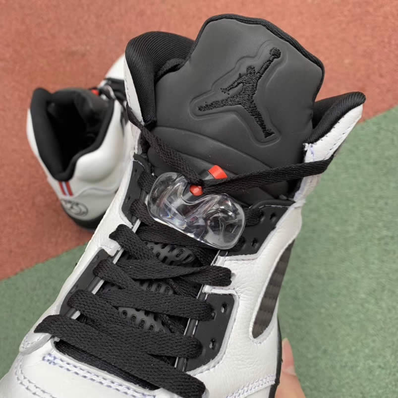 Air Jordan 5 Paris Saint Germain Friends Family Psg White Av9175 101 Detail Pics (12) - newkick.vip