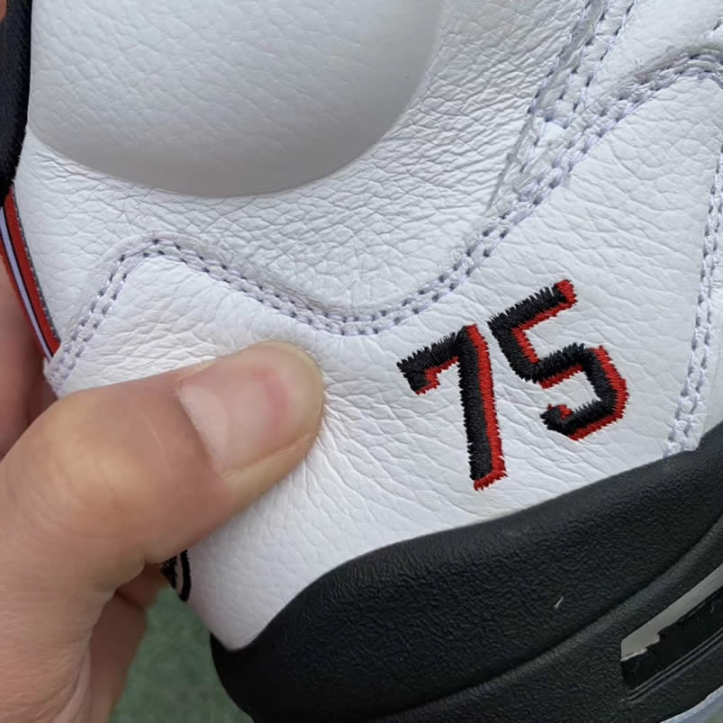 Air Jordan 5 Paris Saint Germain Friends Family Psg White Av9175 101 Detail Pics (15) - newkick.vip