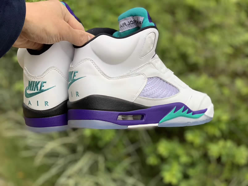 Air Jordan 5 Retro NRG 'Fresh Prince' White Grape AV3919-135 Pics