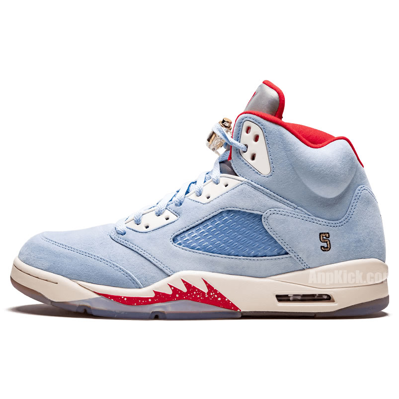 Trophy Room Air Jordan 5 Retro Jsp Ice Blue University Red Ci1899 400 (1) - newkick.vip