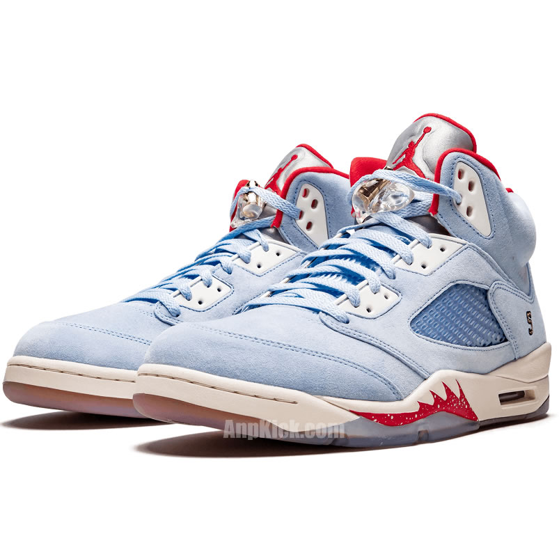 Trophy Room Air Jordan 5 Retro Jsp Ice Blue University Red Ci1899 400 (2) - newkick.vip