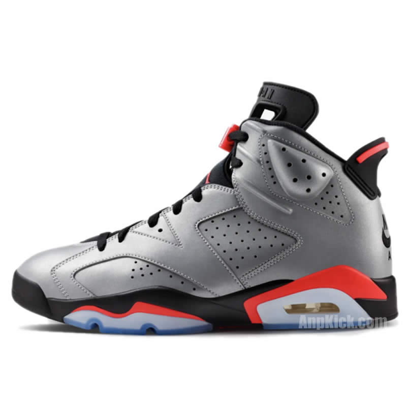 Air Jordan 6 Jsp 3m Reflective Silver Bugs Bunny Infrared Ci4072 001 (1) - newkick.vip