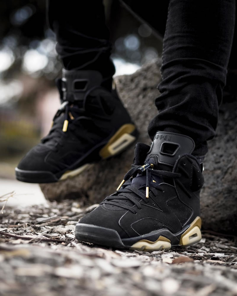 Air Jordan 6 Retro Dmp 2020 Black Gold On Feet Release Date Ct4954 007 (1) - newkick.vip