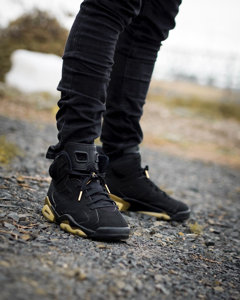 Air Jordan 6 Retro Dmp 2020 Black Gold On Feet Release Date Ct4954 007 (2) - newkick.vip