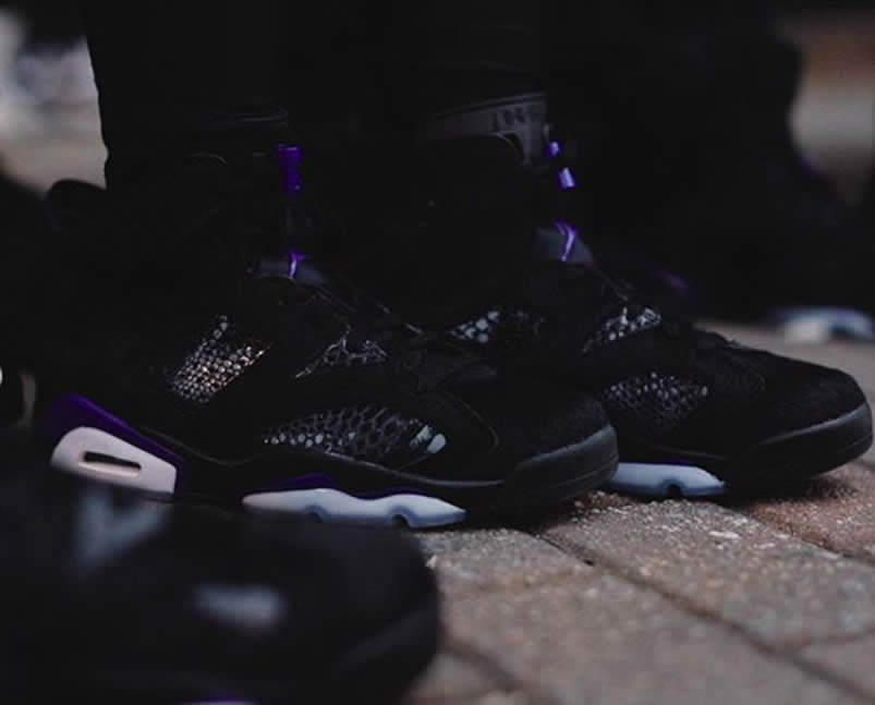 Social Status Air Jordan 6 Prm Pony Hair Black Cow Fur On Feet Ar2257 005 (1) - newkick.vip