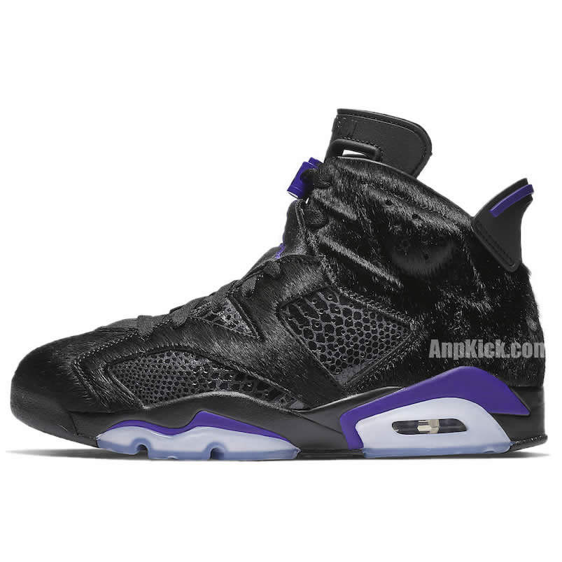 Social Status Air Jordan 6 Prm Pony Hair Black Cow Fur Snakeskin Ar2257 005 (1) - newkick.vip