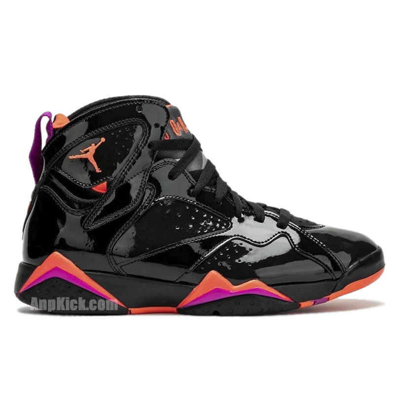 Air Jordan 7 Wmns Black Patent Leather Shoes Release Date 313358 006 (2) - newkick.vip