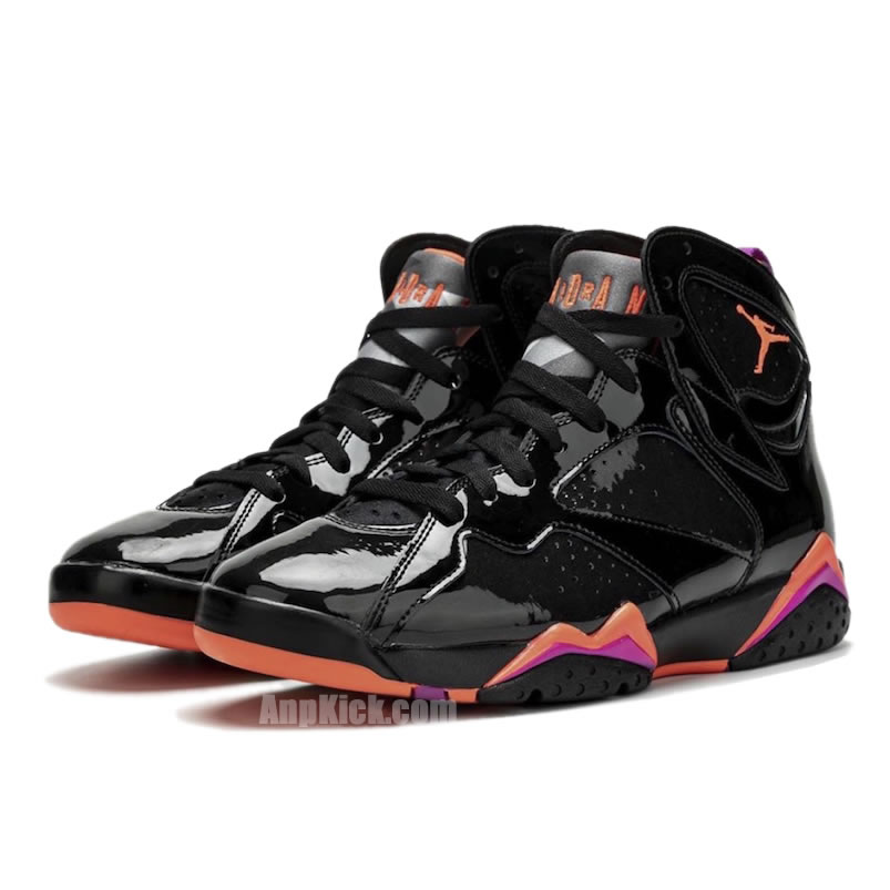 Air Jordan 7 Wmns Black Patent Leather Shoes Release Date 313358 006 (3) - newkick.vip