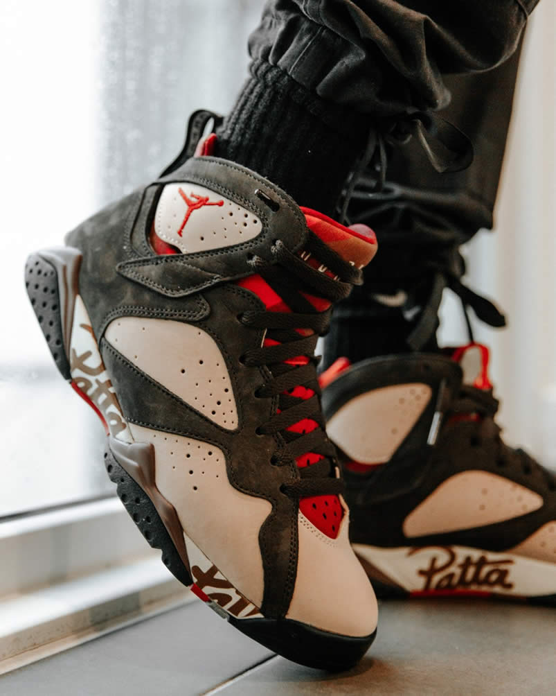 Patta Air Jordan 7 Og Sp Mahogany On Feet Price Release Date At3375 200 (2) - newkick.vip