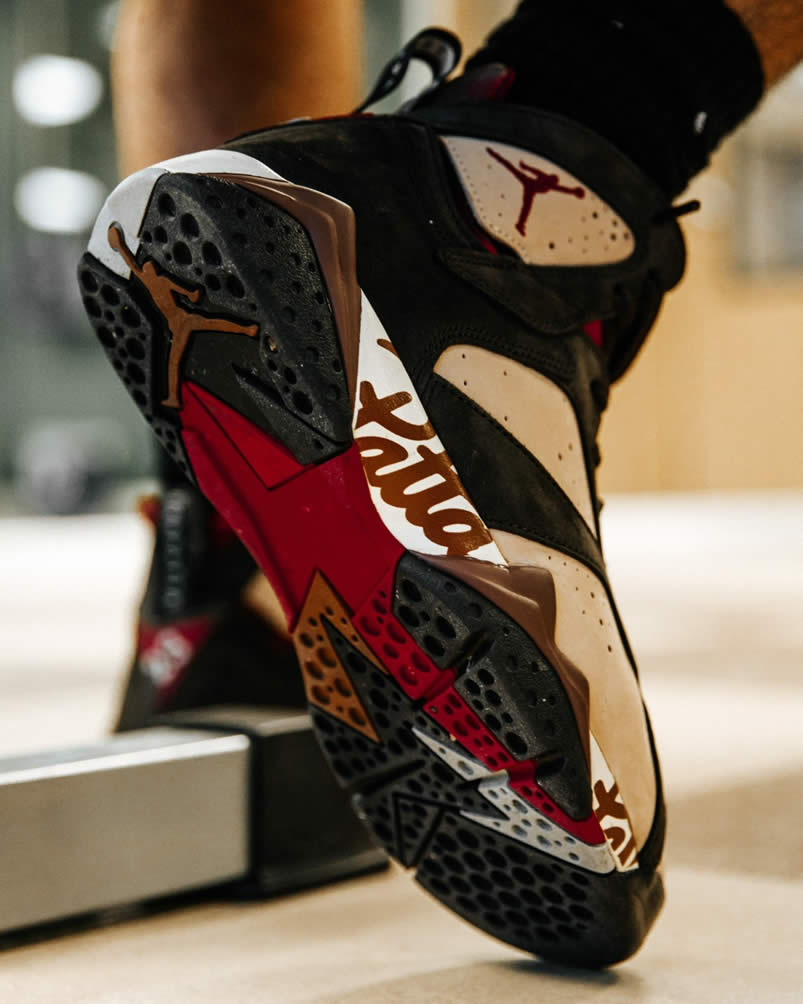 Patta Air Jordan 7 Og Sp Mahogany On Feet Price Release Date At3375 200 (6) - newkick.vip