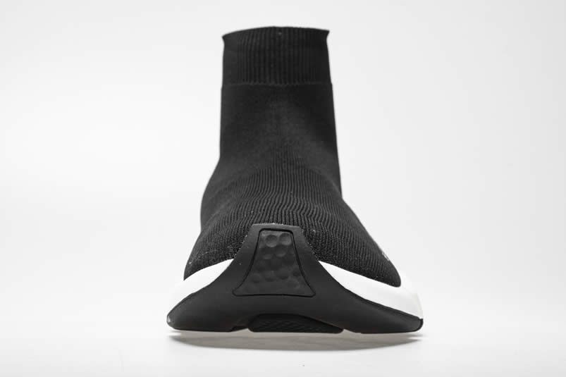 Balenciaga Shoes Like Socks High Top Speed Runners Black/White 494371W05G0 Pics