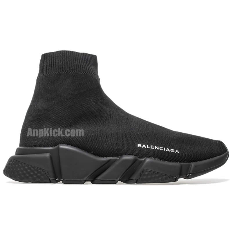 Balenciaga Shoes Like Socks Top Originals Speed Runners All Black 483502W05G0