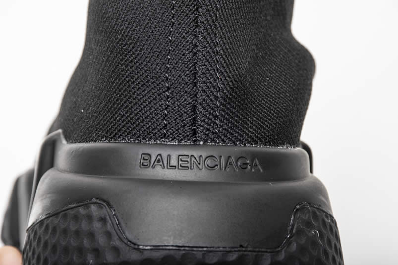 Balenciaga Shoes Like Socks Top Originals Speed Runners All Black 483502W05G0 Pics