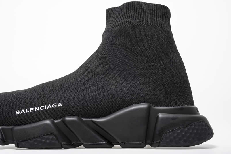 Balenciaga Shoes Like Socks Top Originals Speed Runners All Black 483502W05G0 Pics