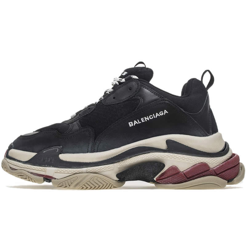 Balenciaga Triple S Sneakers Black Red Shoes 483513w06e1 1000 (1) - newkick.vip