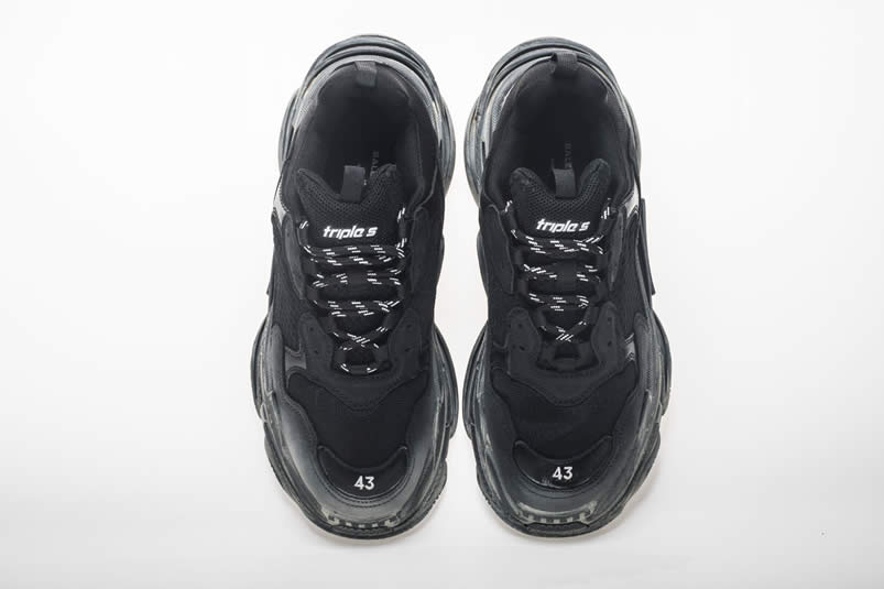 Balenciaga Triple S Sneakers Black Shoes 512176w09o1 1000 (28) - newkick.vip