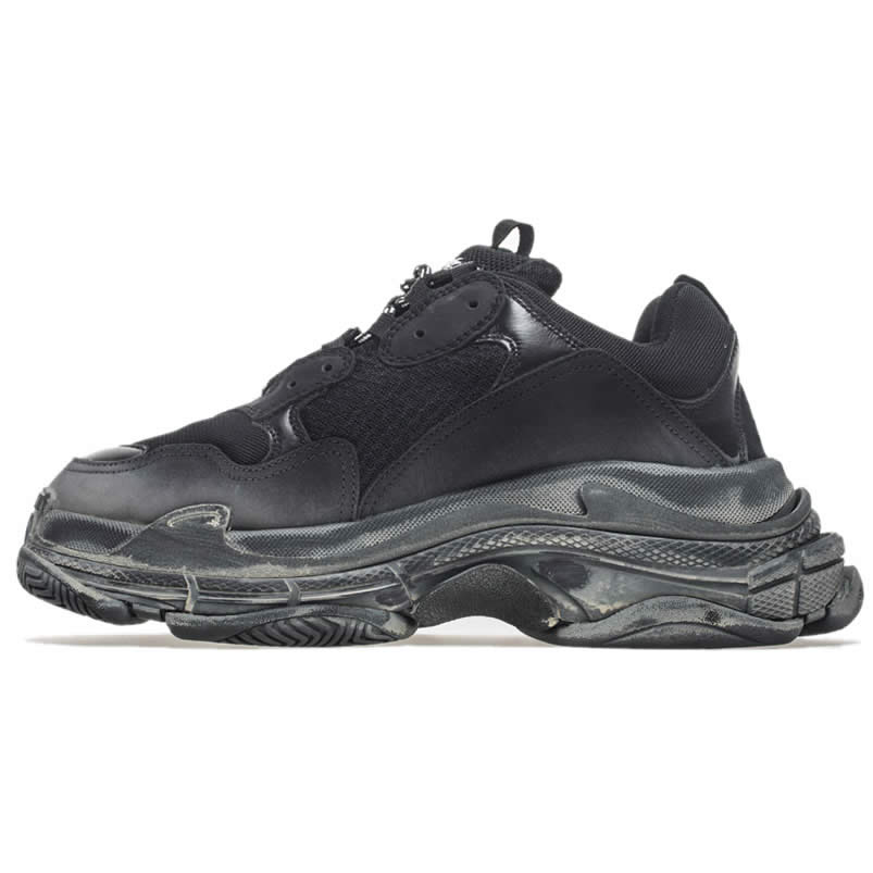 Balenciaga Triple S Sneakers Black Shoes 512176w09o1 1000 (3) - newkick.vip