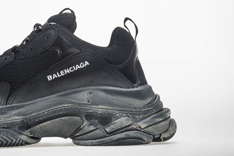 Balenciaga Triple S Sneakers Black Shoes 512176w09o1 1000 (9) - newkick.vip