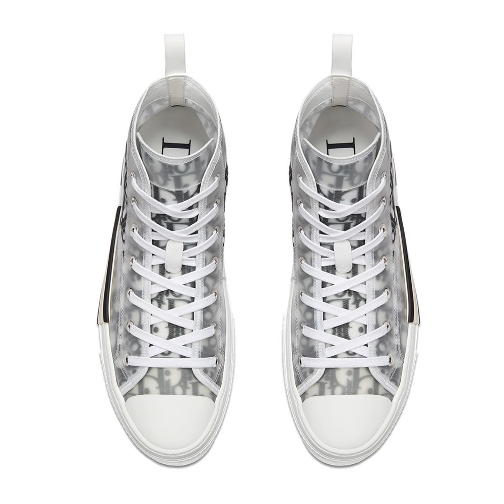 B23 Dior Oblique Shoes White Black (5) - newkick.vip