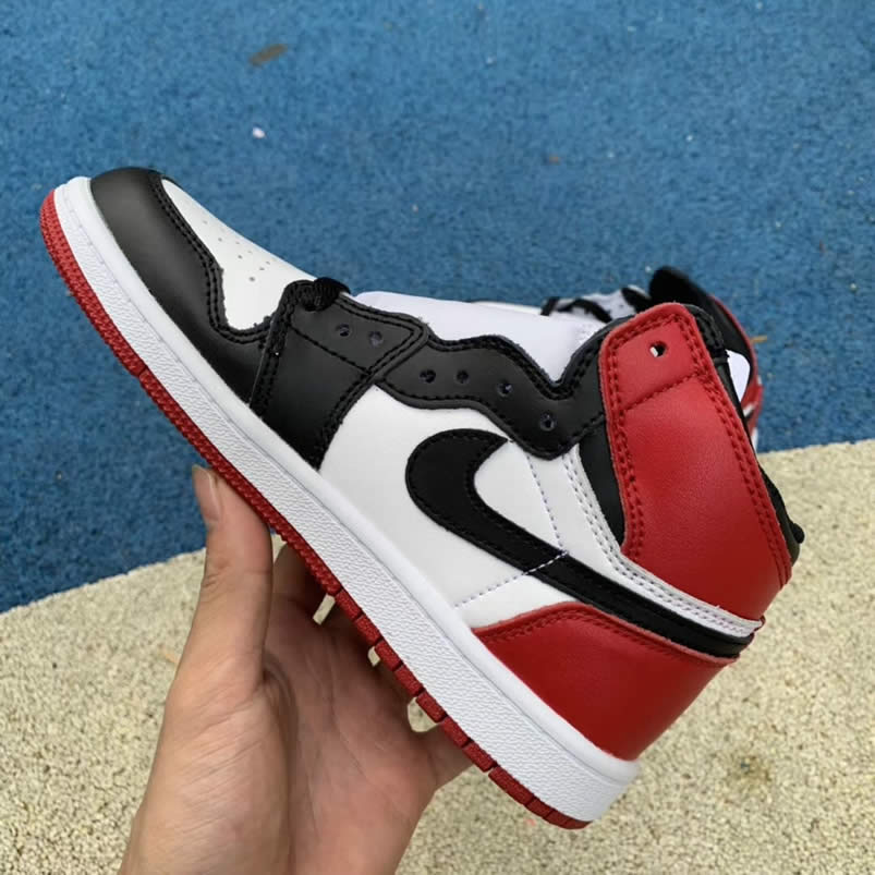 Kid Air Jordan 1 'Bred Toe' Shoes Sneakers Kids Sizes For Sale Pics