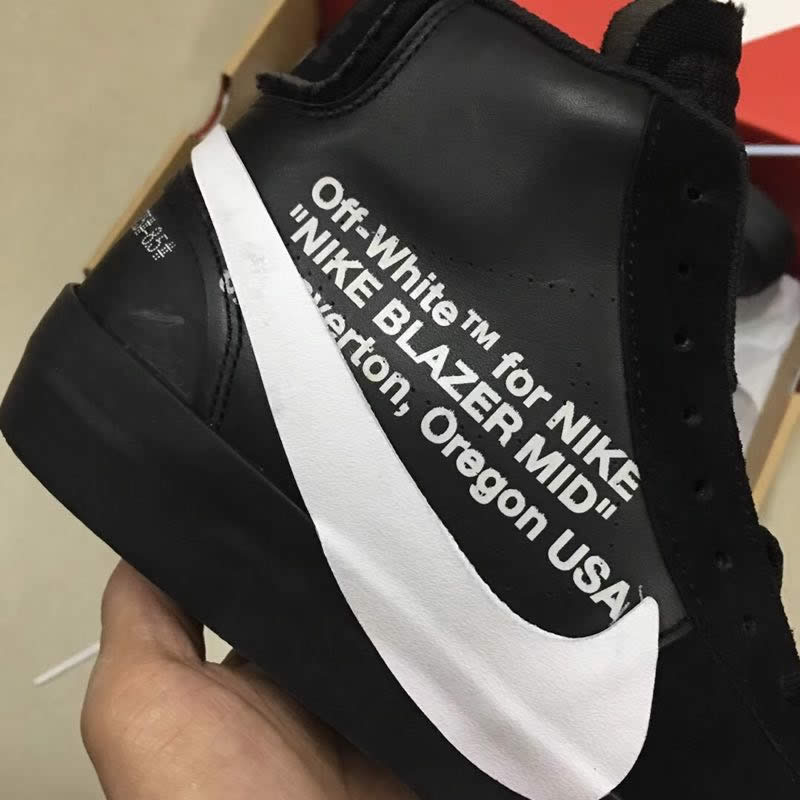 Nike Blazer Mid Off-White 'Grim Reaper' Black White AA3832-001