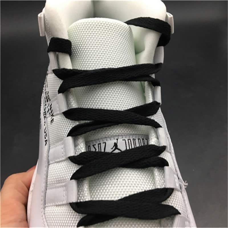 off white air jordan 11 aj11 all white customize shoes jordans detail images (4).jpg