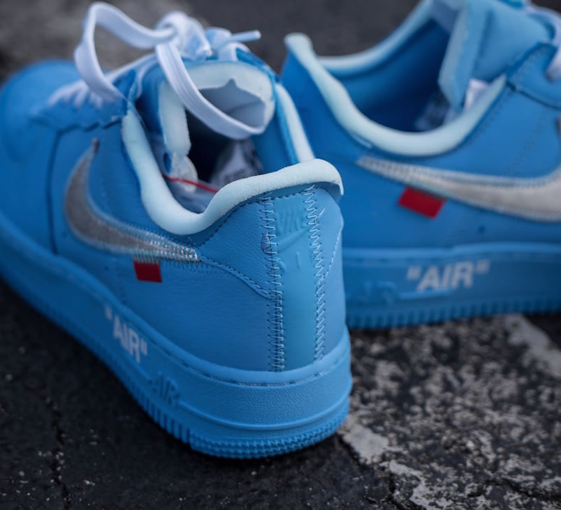 Off White Nike Air Force 1 Low Mca Blue For Sale Ci1173 400 (7) - newkick.vip