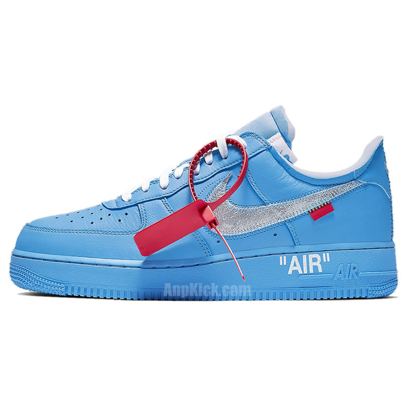 Off White Nike Air Force 1 Low Mca University Blue For Sale Ci1173 400 (1) - newkick.vip