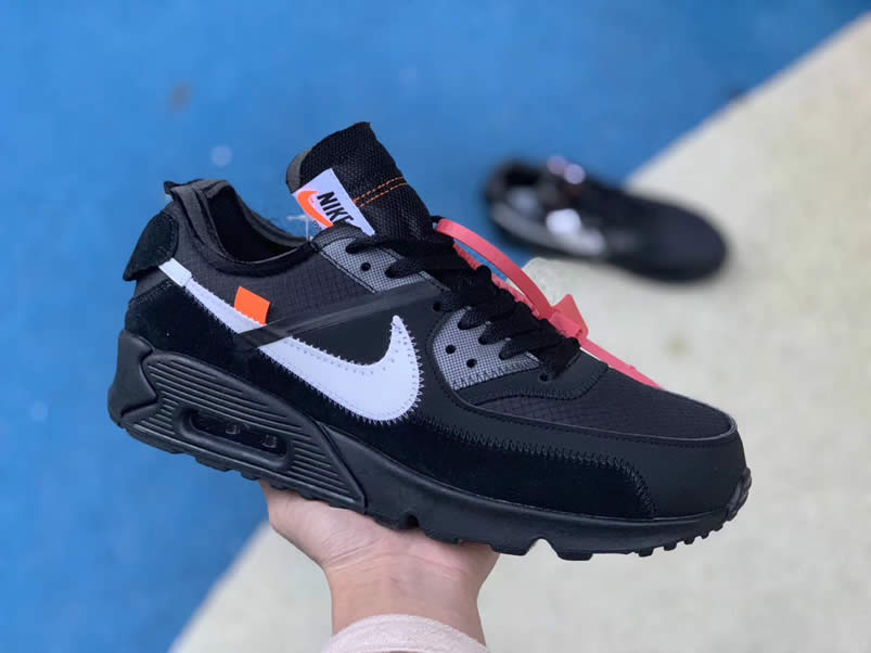 Off-White x Nike Air Max 90 V2 OW Black AA7293-001 Pics