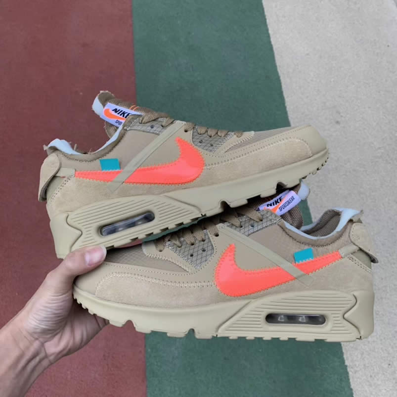 Off-White x Nike Air Max 90 'Desert Ore' AA7293-200 Pics