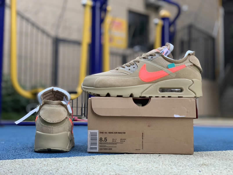 Off-White x Nike Air Max 90 'Desert Ore' AA7293-200 Pics