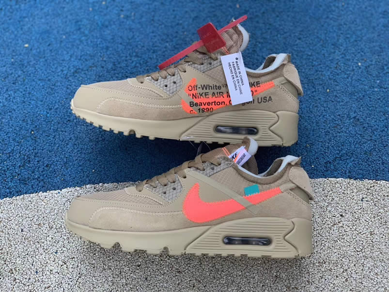 Off-White x Nike Air Max 90 'Desert Ore' AA7293-200 Pics