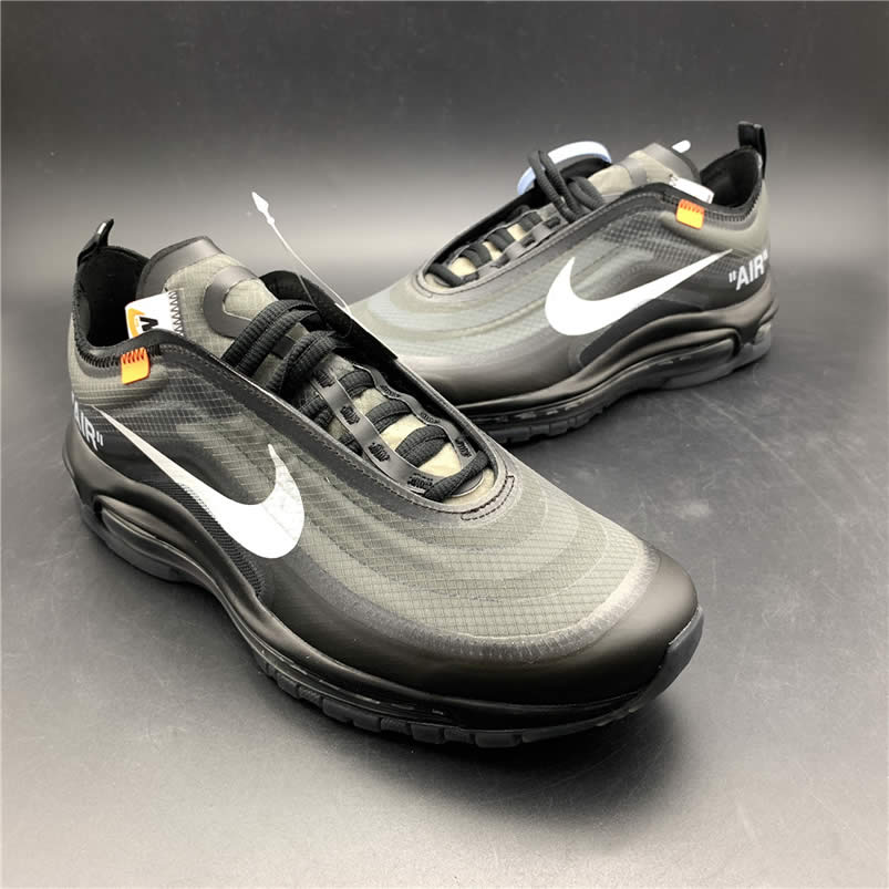 Off-White x Nike Air Max 97 OG 'All Black/Cone' AJ4585-001 Pics