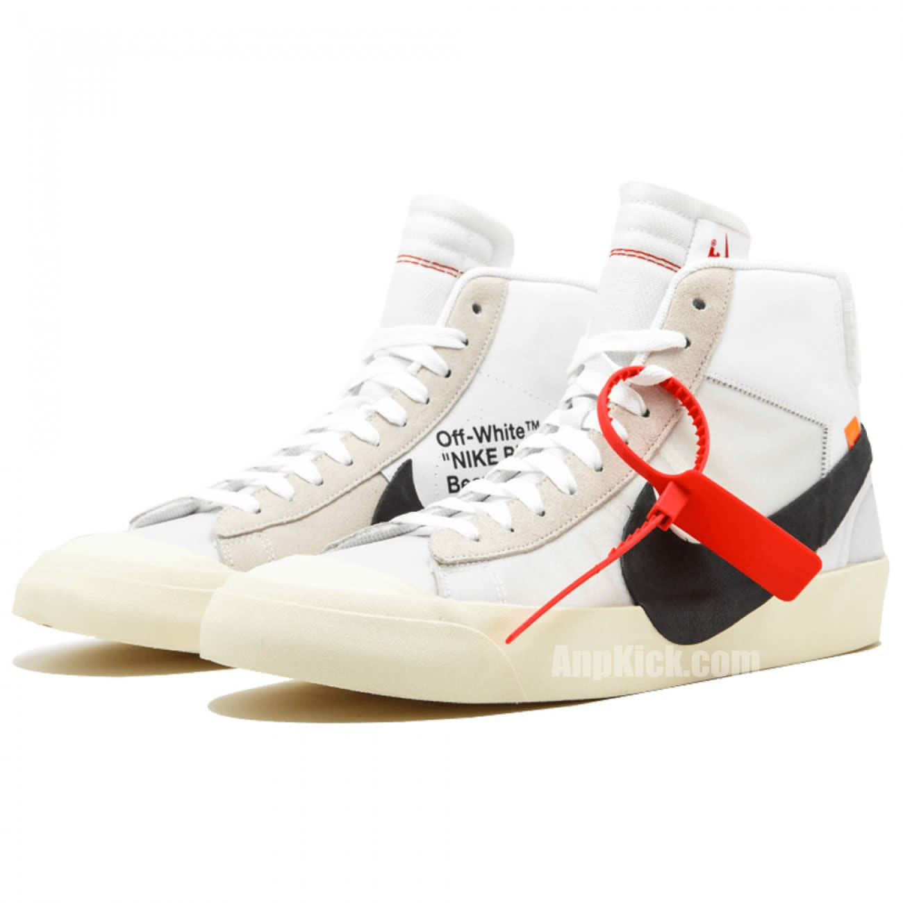 off white ow the 10 nike blazer mid white black aa3832-100