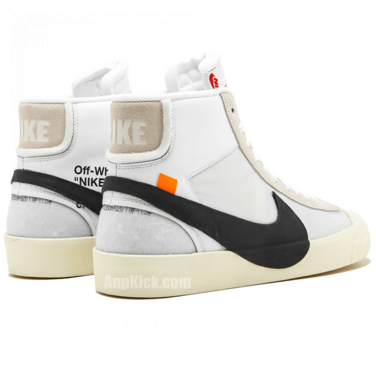 off white ow the 10 nike blazer mid white black aa3832-100