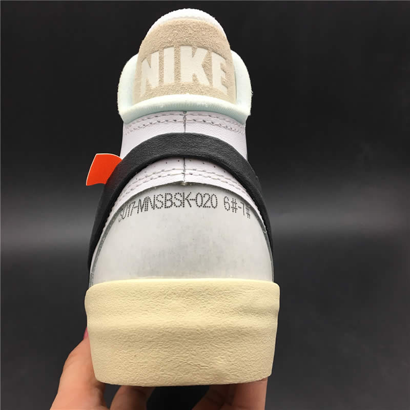 off white ow the 10 nike blazer mid white black pics aa3832-100