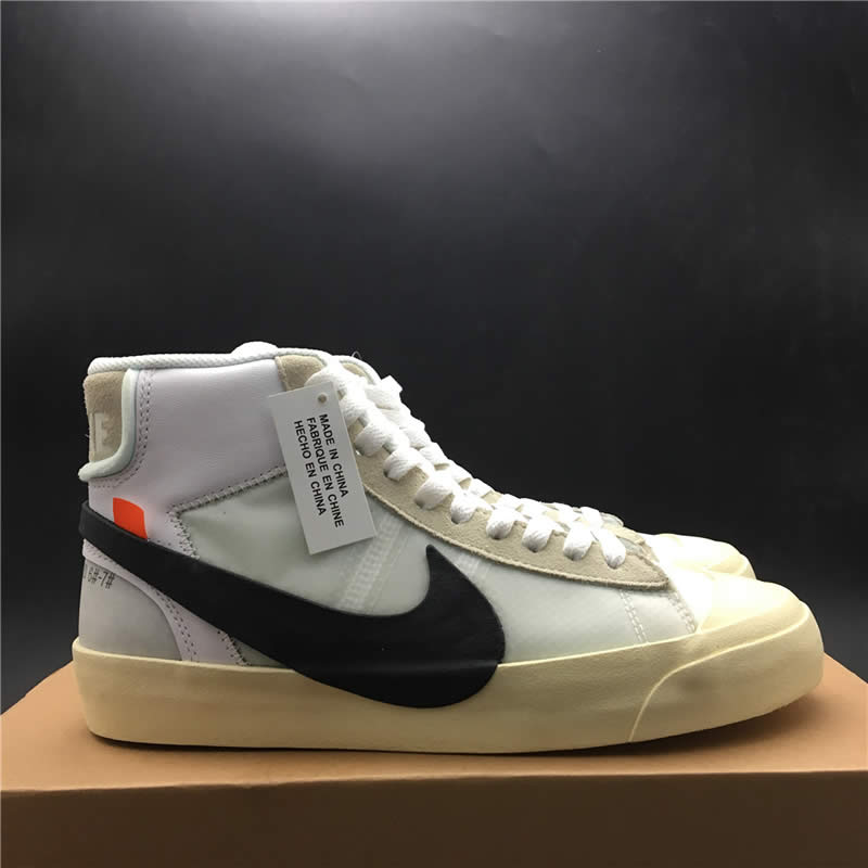 off white ow the 10 nike blazer mid white black pics aa3832-100