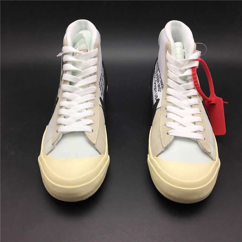 off white ow the 10 nike blazer mid white black pics aa3832-100