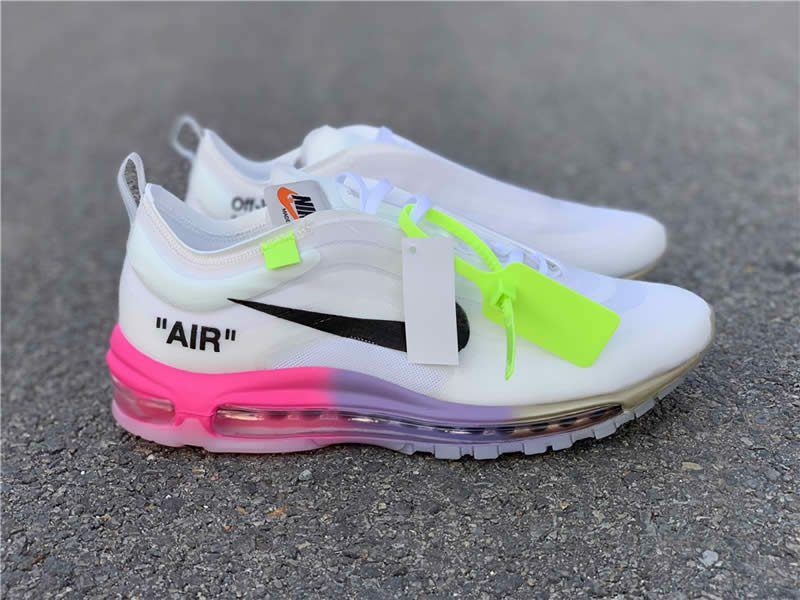 serena williams off white nike womens air max 97 pink rose detail