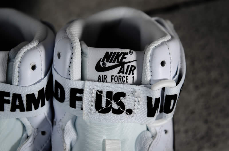 supremee® x nike air force 1 high sp world famous 94 white black 698696-100 pics