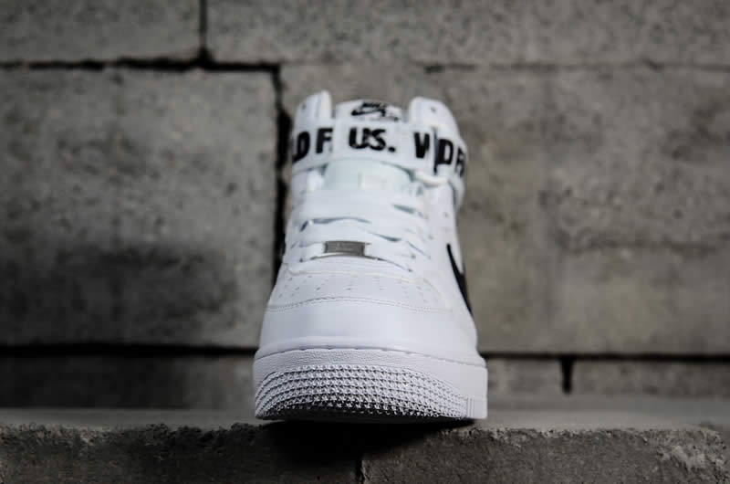 supremee® x nike air force 1 high sp world famous 94 white black 698696-100 pics