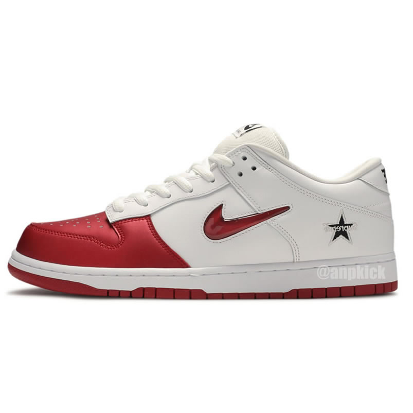 Supreme Nike Sb Dunk Low Red White 2019 Shoes Ck3480 600 (1) - newkick.vip