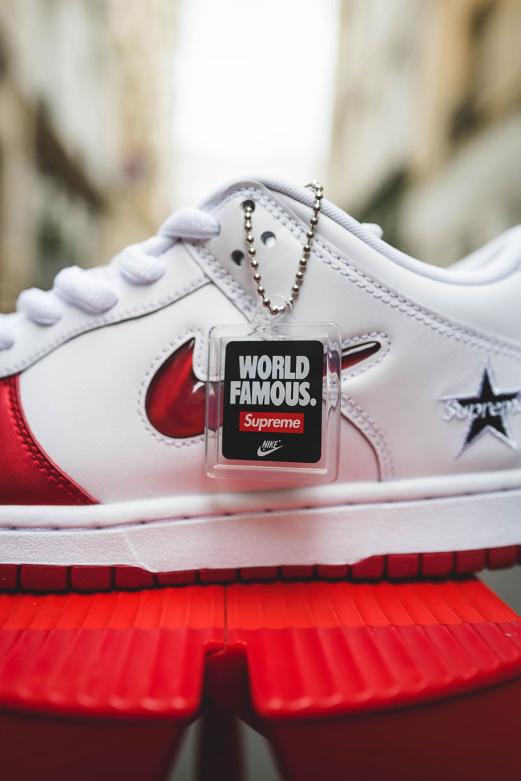 Supreme Nike Sb Dunk Low Red White 2019 Shoes Ck3480 600 (14) - newkick.vip