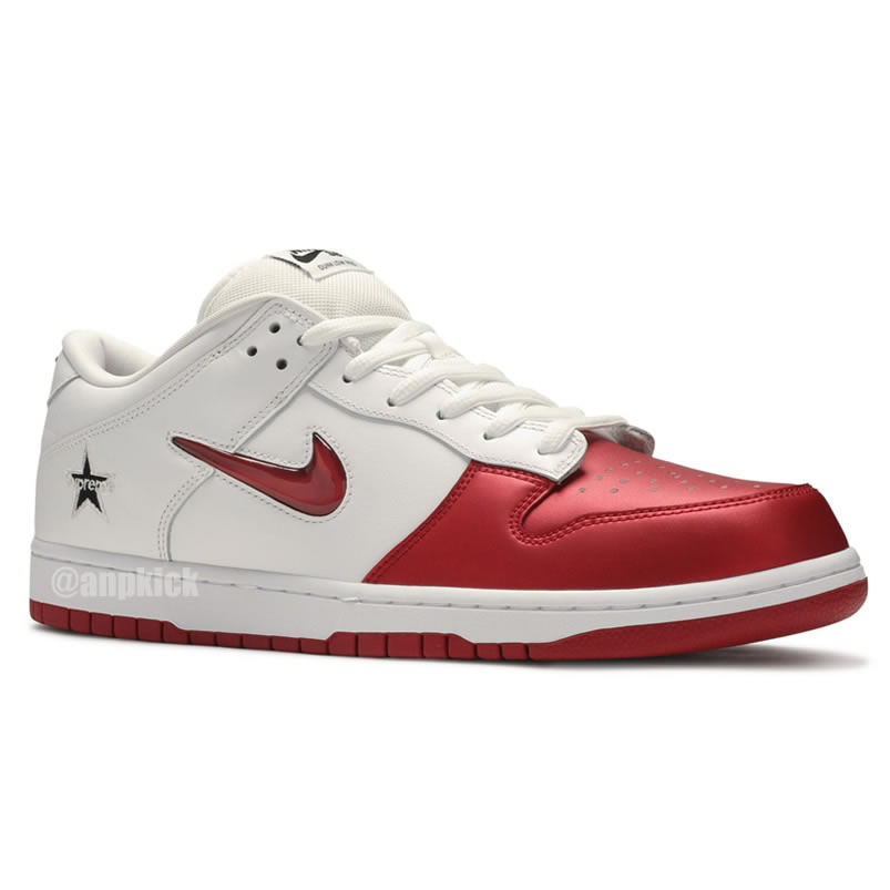 Supreme Nike Sb Dunk Low Red White 2019 Shoes Ck3480 600 (3) - newkick.vip